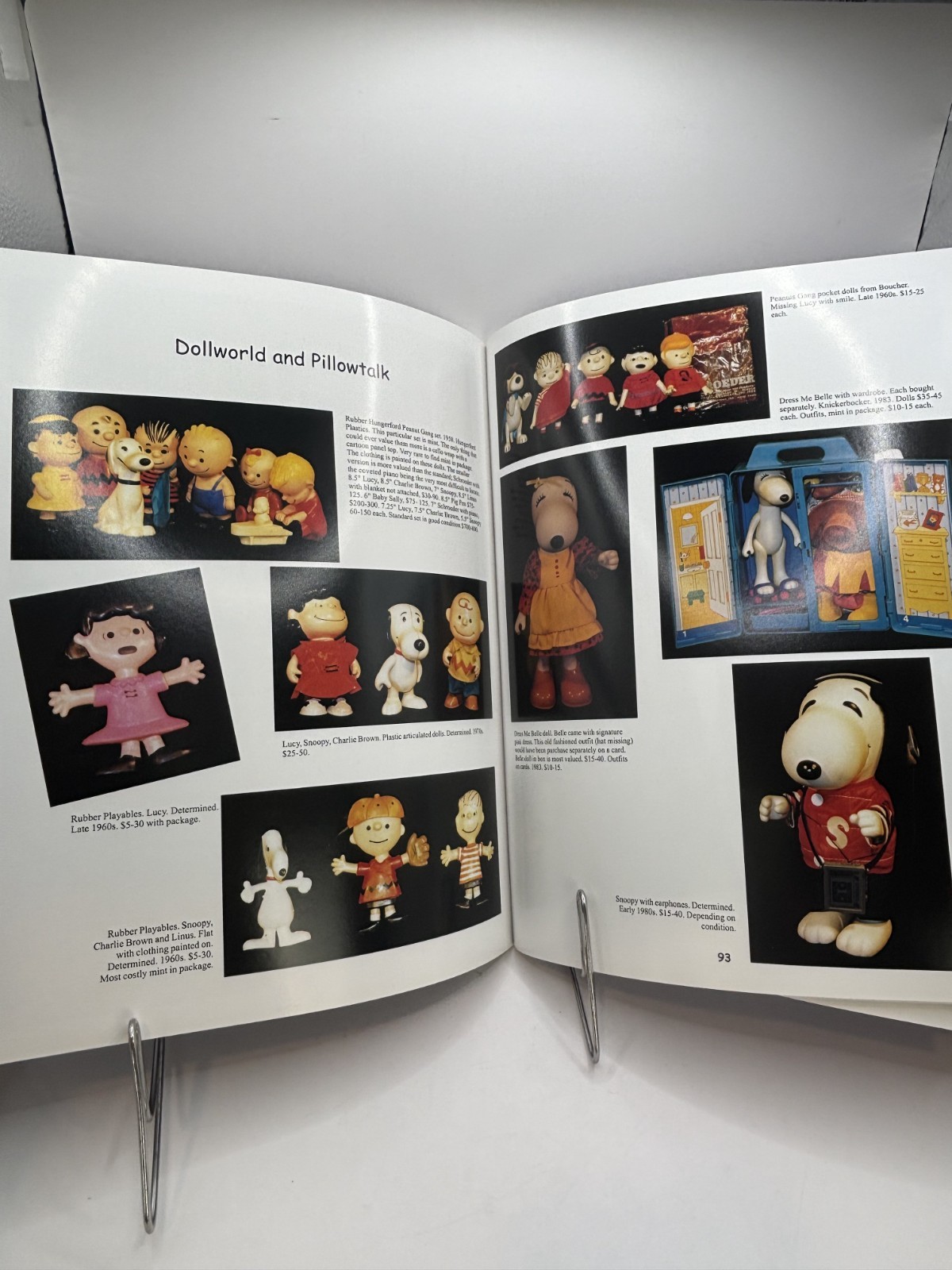 Schiffer Snoopy Peanuts Gang Collectibles Book Price Guide 8.5″x11″ 159 pages