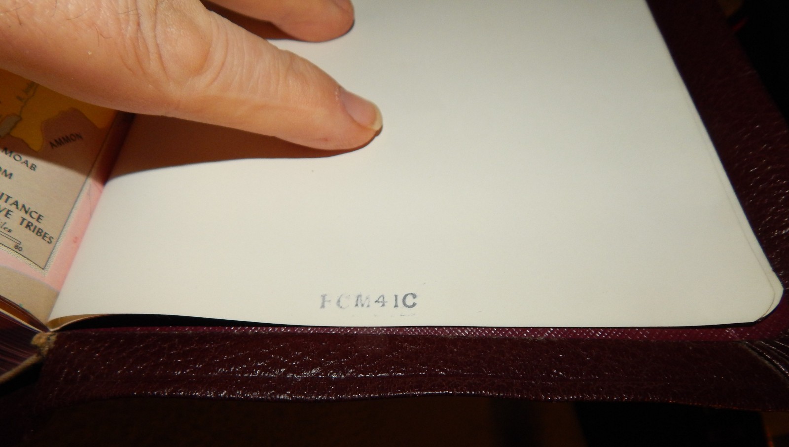 KJV Winston Family Circle Edition Bible, FCM41 (Burgundy Imitation? Leather) new