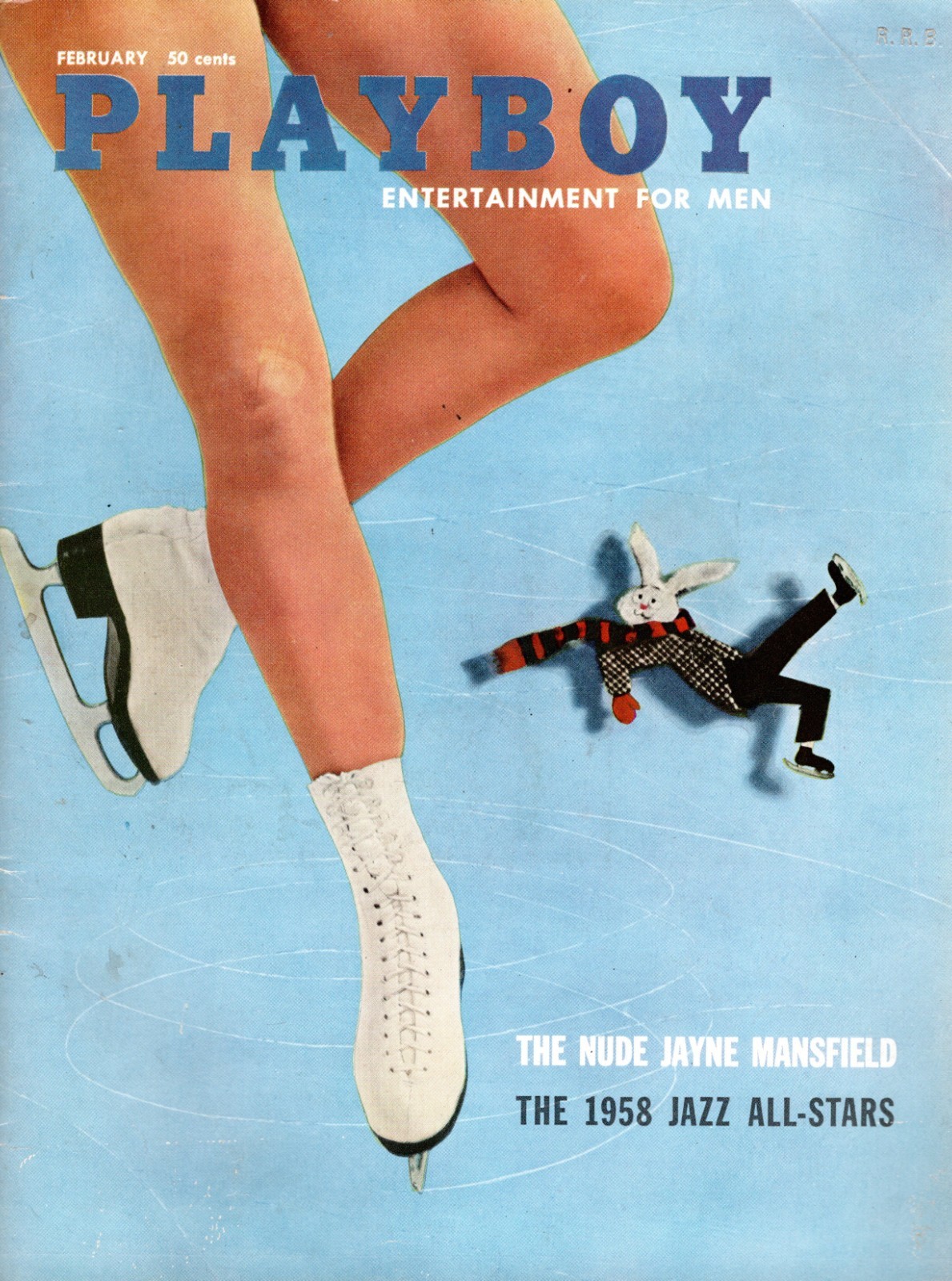 Playboy Magazine February 1958 Centerfold Jayne Mansfield Pictorial