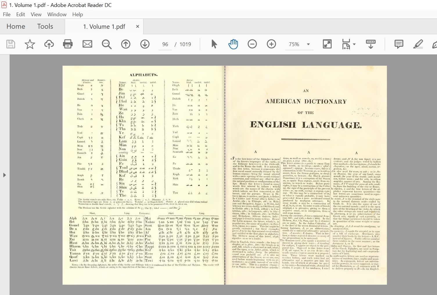 Webster’s 1828 American Dictionary of the English Language, Searchable Data Disc