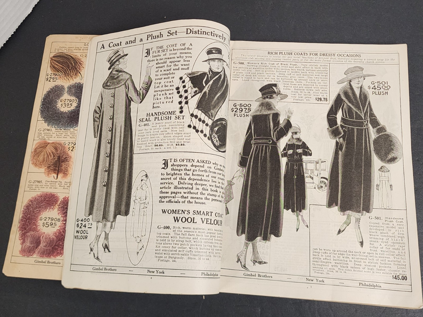 1919-1920 FALL & WINTER THE GIMBEL BOOK CATALOG – GIMBEL BROTHERS-PHILADELPHIA