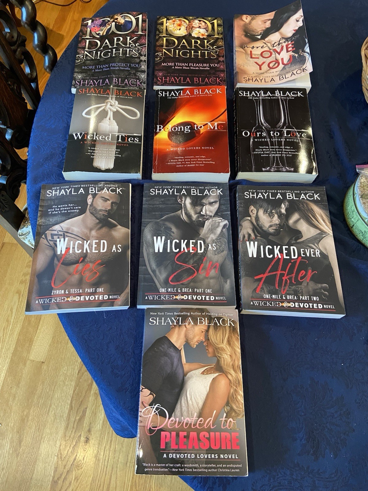Lot of 10 Shayla Black Erotica 1001, Wicked G/Vg Trade Paperbacks FREE SHIPPING
