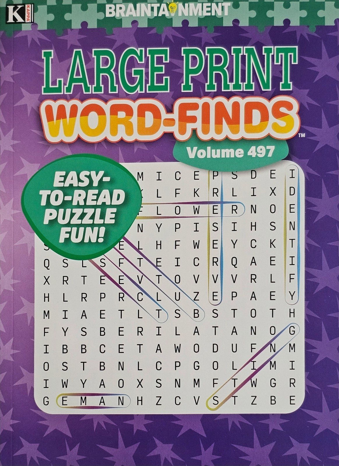 Kappa Large Print Word-Finds Puzzle Books, Largest Selection of Volumes. U-PICK!