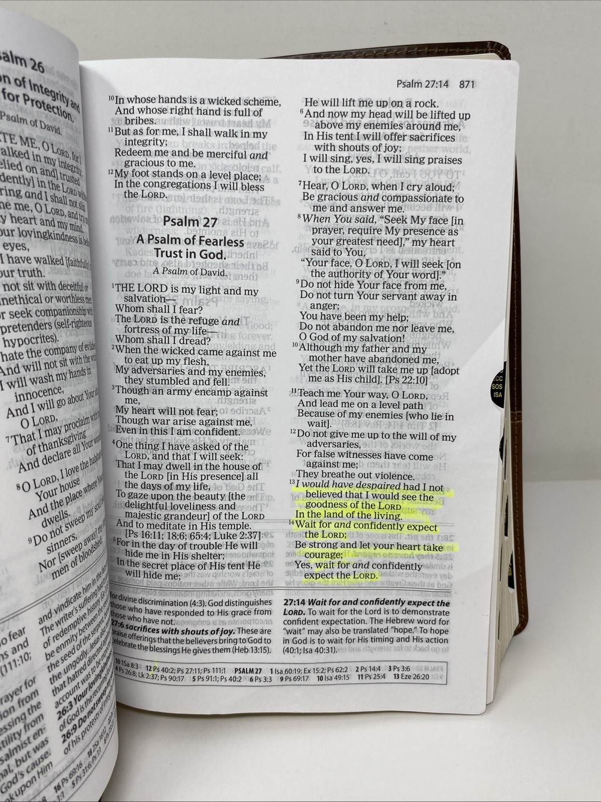 Amplified Study Bible Leathersoft Brown Thumb Indexed 2017 Zondervan