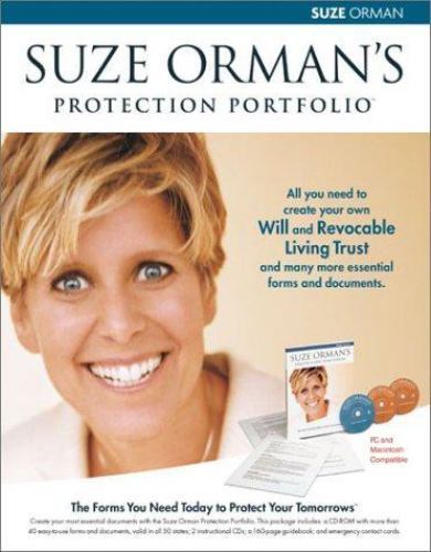 Suze Orman Protection Portfolio [With Forms CD-ROM and Storage Wallet]