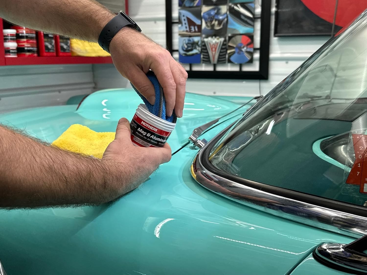 Mothers 05100 Mag & Aluminum Polish, 5 oz.