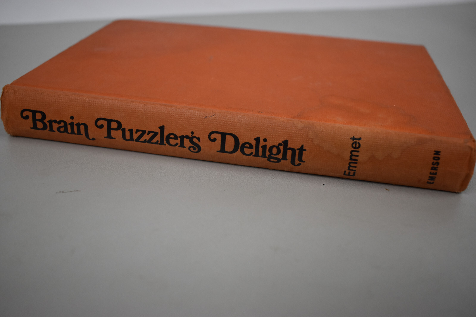 Brain Puzzler’s Delight 1973 HC Book by E.R. Emmet – 5.5×8″ 254 pages
