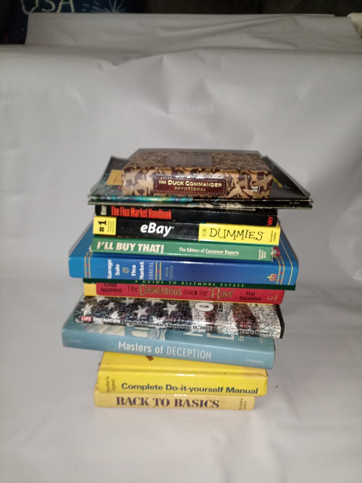 Mega Vintage book lot 14 books. workshops,homestead, hobbies,art, hurricane Hugo