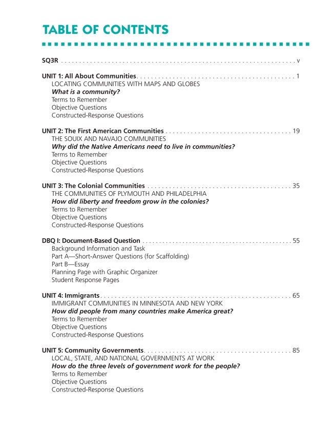 Taking the High Road to Social Studies, Book 3 (176 pages)