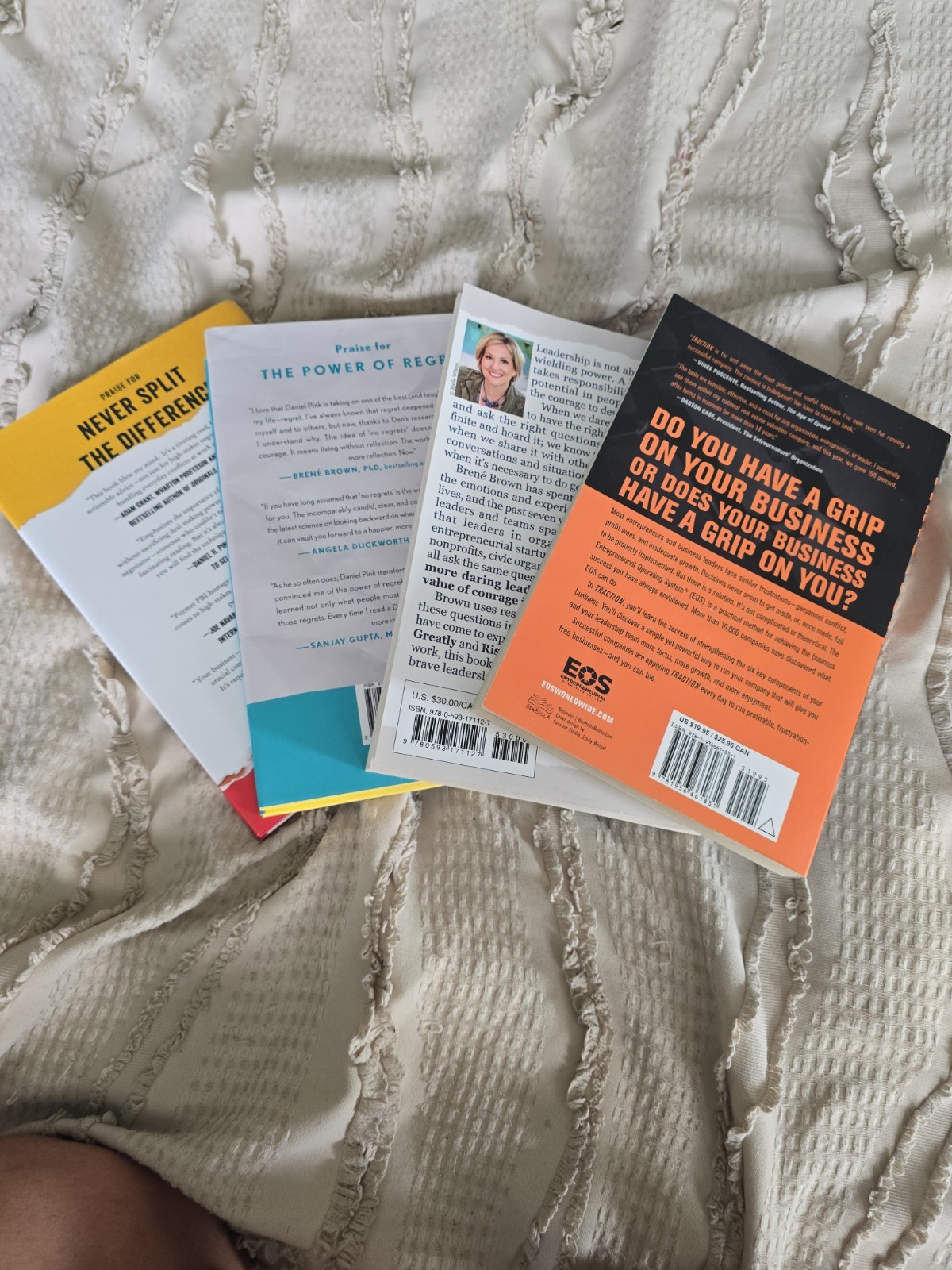 Leadership And Business Books – Traction, Dare To Lead, The Power Of Regret, And