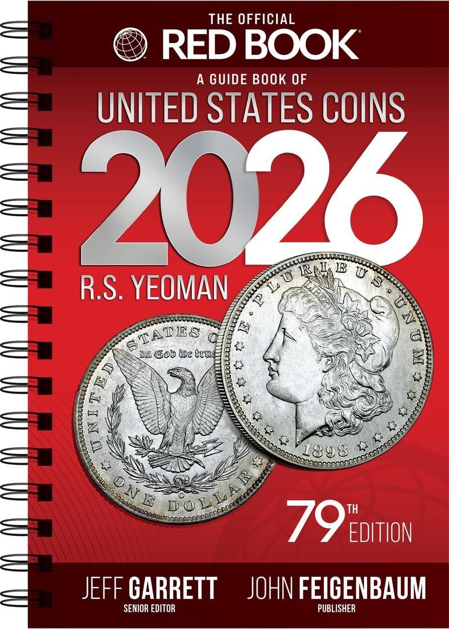 2026 Official Red Book Price Guide For US Coins in Spiral+ Blue Book Bundle NEW
