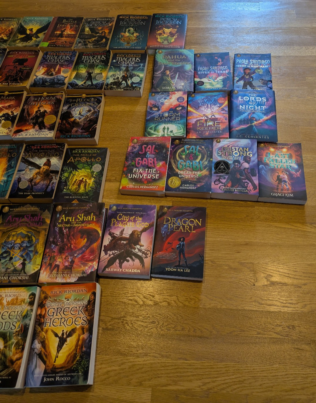 Massive Set of Rick Riordan and Rick Riordan Presents Books – 45 books total