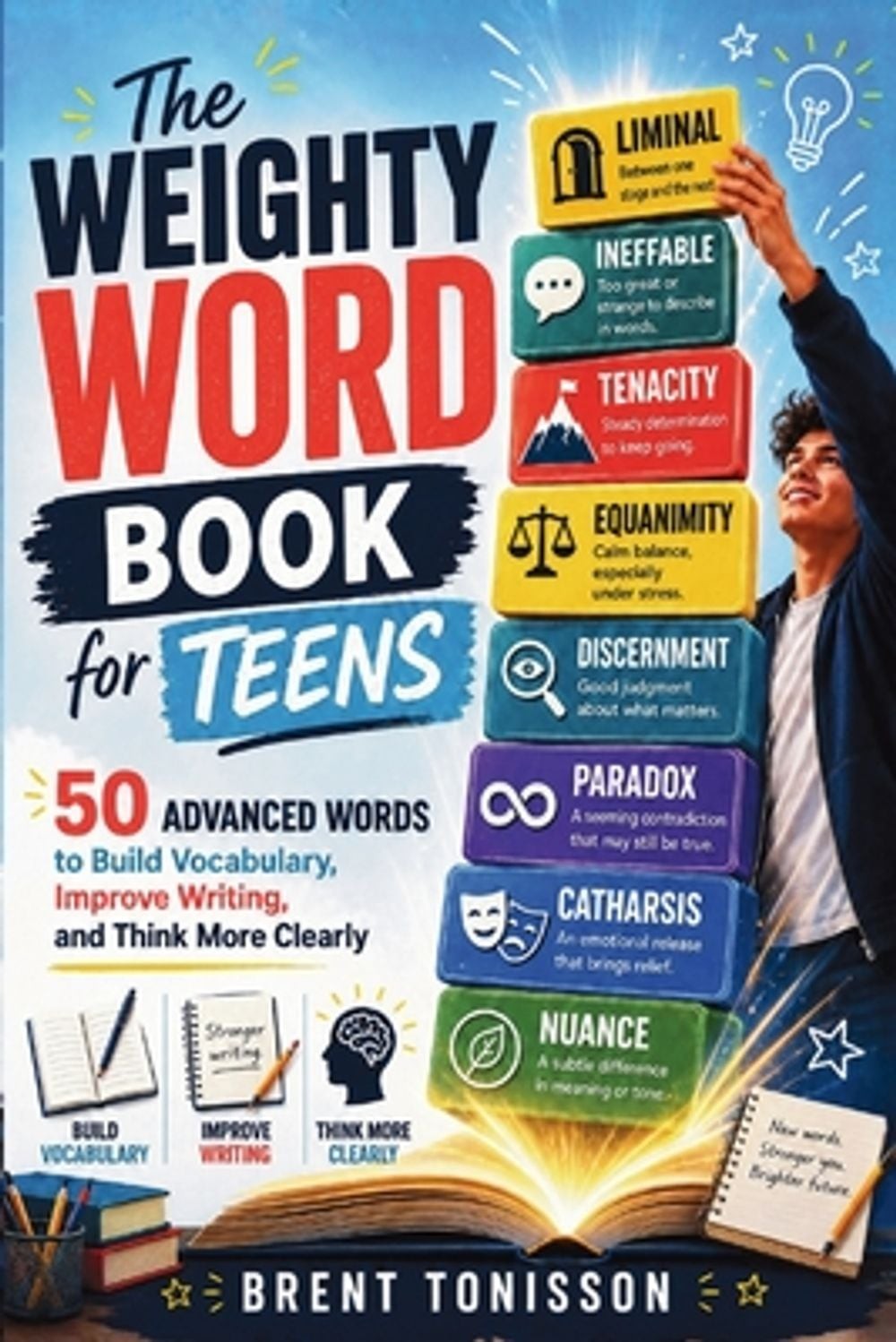 The Weighty Word Book for Teens: 50 Advanced Words to Build Vocabulary, Improve