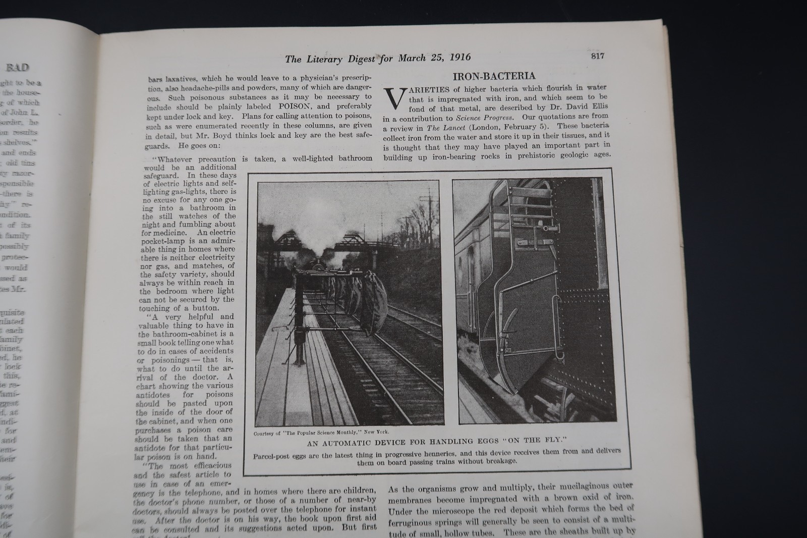 Antique Literary Digest Mar 25, 1916 Funk & Wagnalls Vol 52 #13 WW1 Science Art