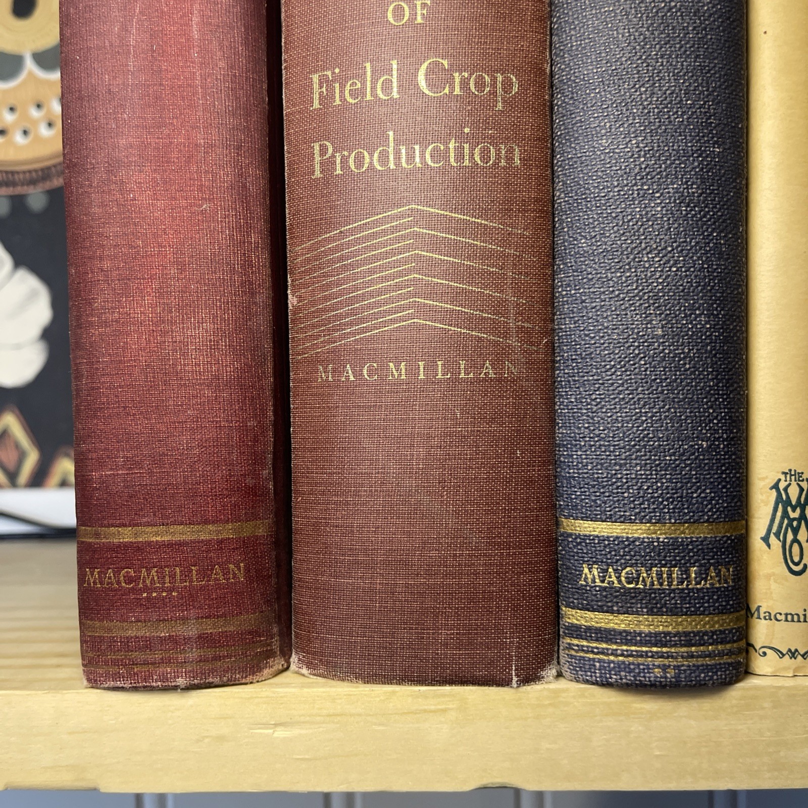 Antique Macmillan Agriculture & Rural Sociology Lot (6) 1920-1929 First Editions