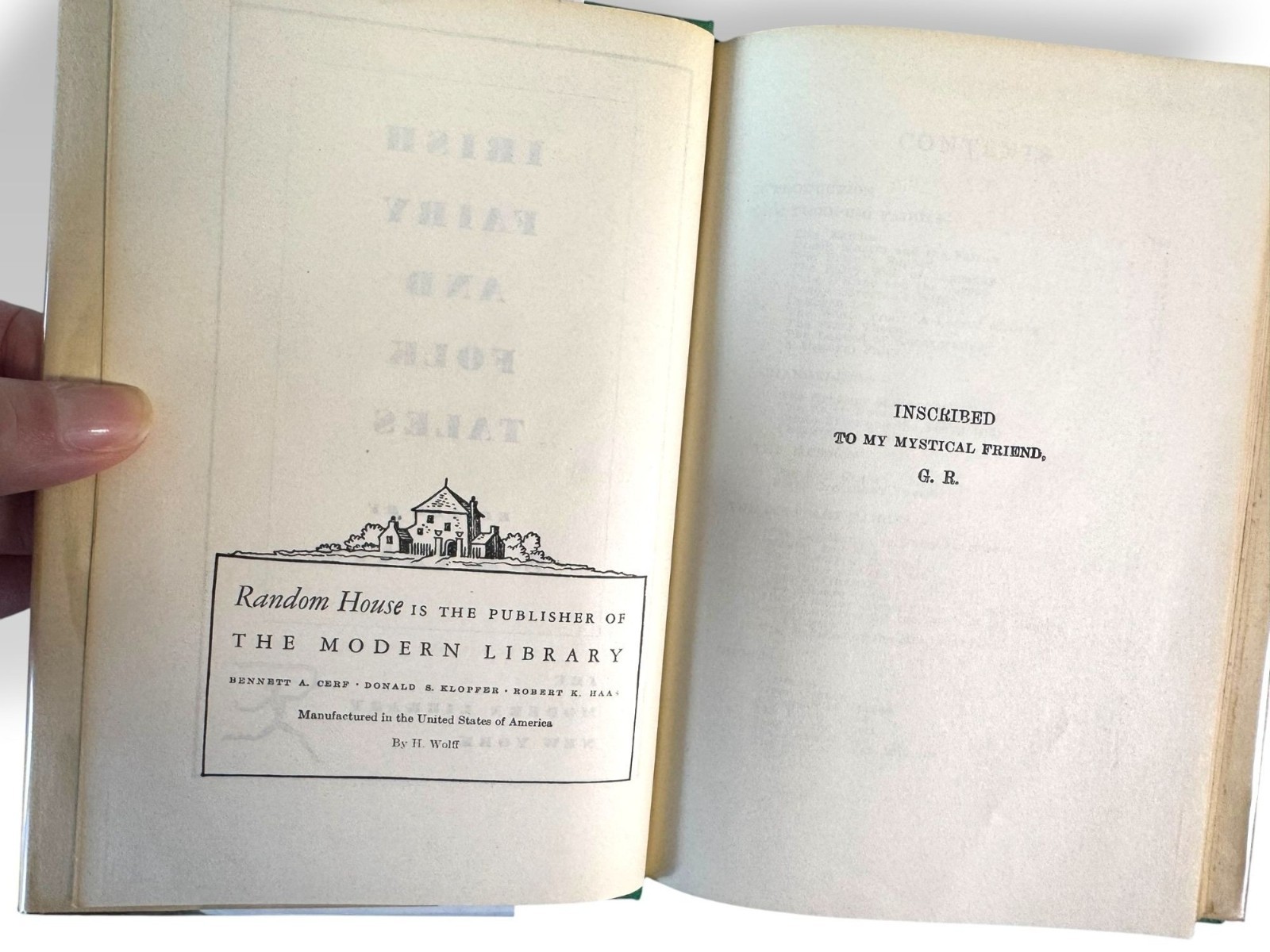 Irish Fairy And Folk Tales Edited By William Butler Yeats – 1918