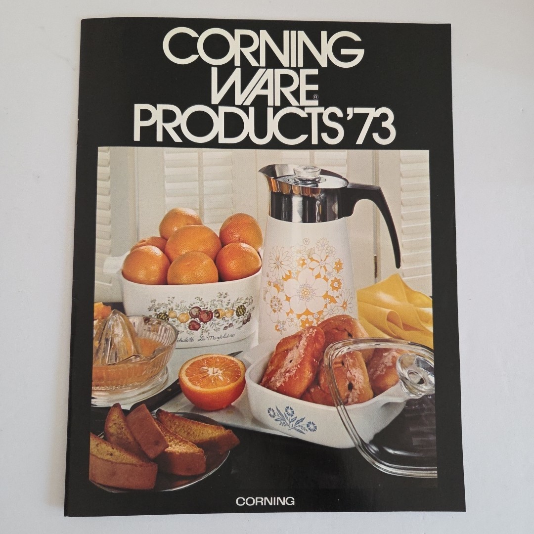 Corning Ware 1973 Sales Catalog Electromatics Lot Spice O’life Cornflower