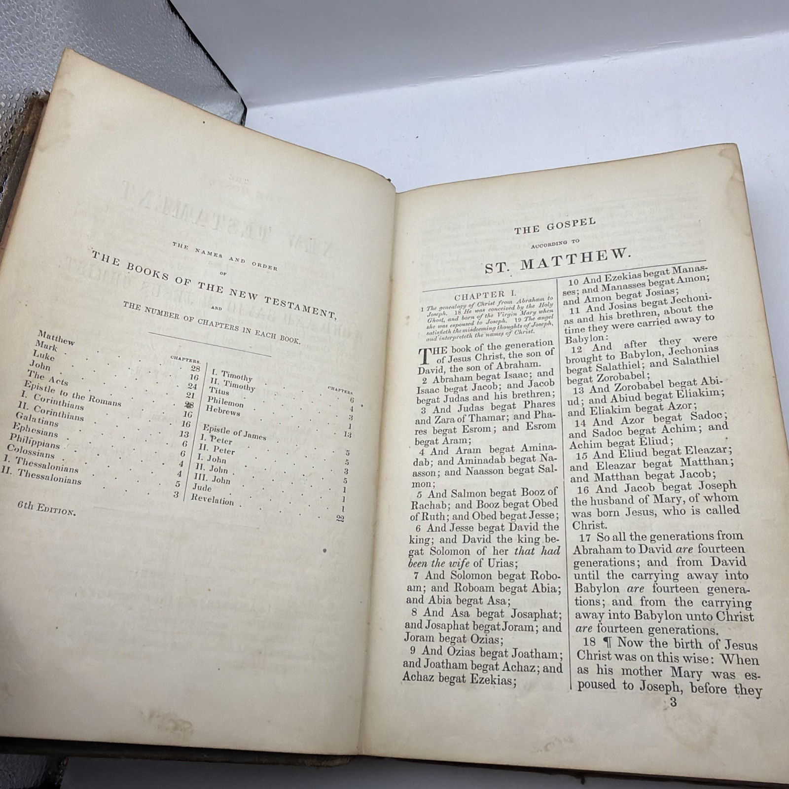 1878 New Testament & Book of Psalms American Bible Society