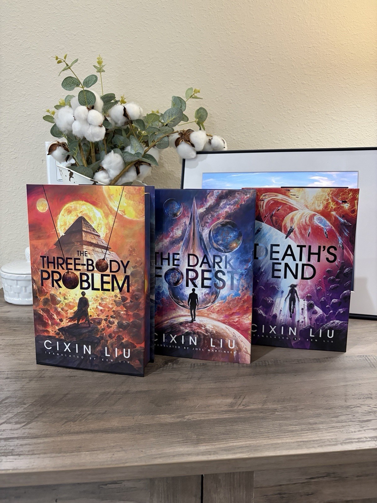 SIGNED The Broken Binding Three Body Problem/Remembrance Of Earth’s Past Trilogy