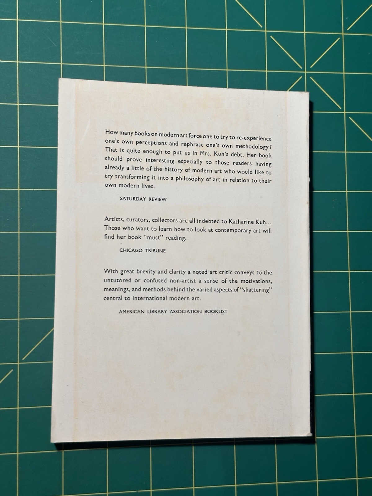 Break-Up The core of modern art by Katherine Kuh
