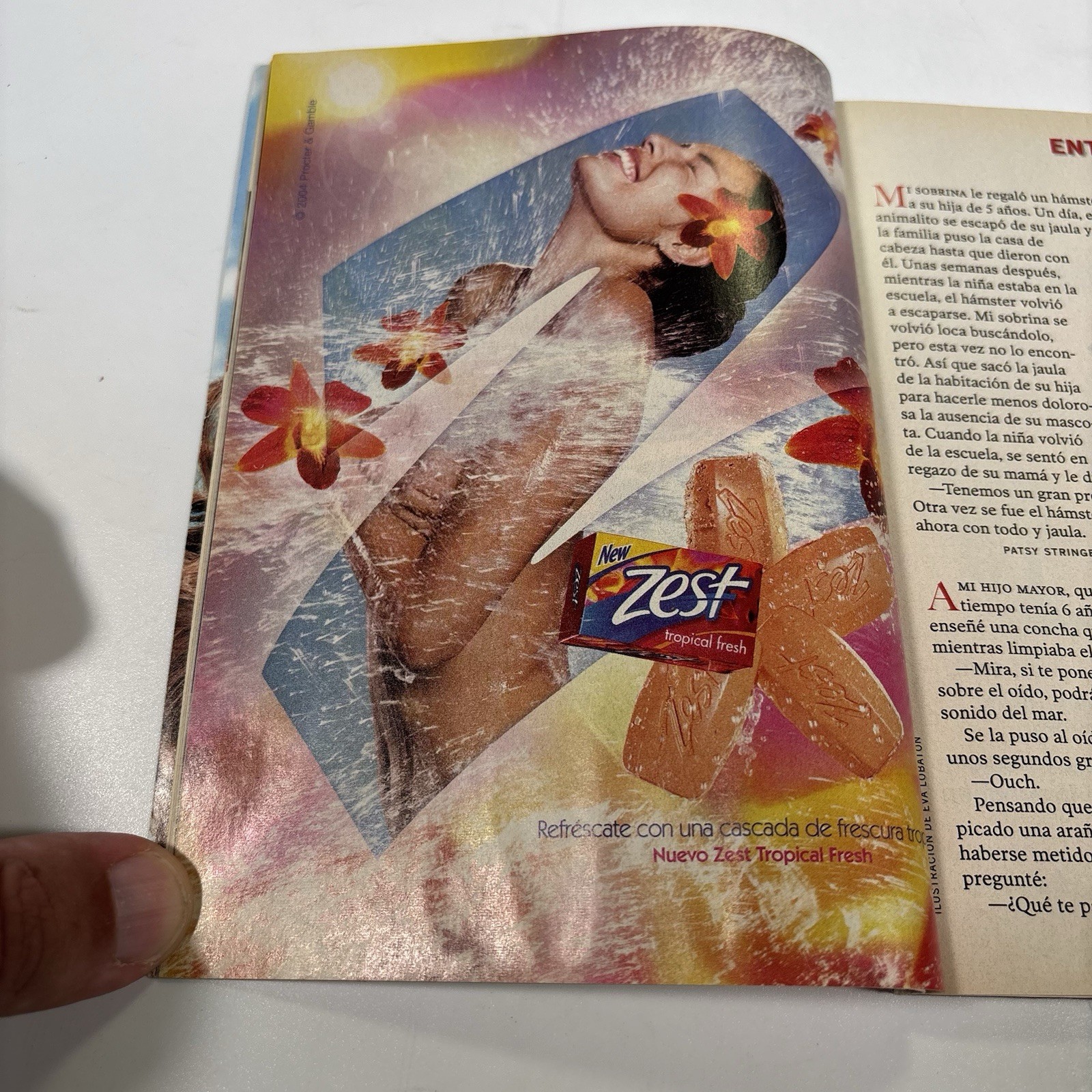 Flaw Christopher Reeve 2004 Zest Soap Ad Selecciones Reader’s Digest Spanish
