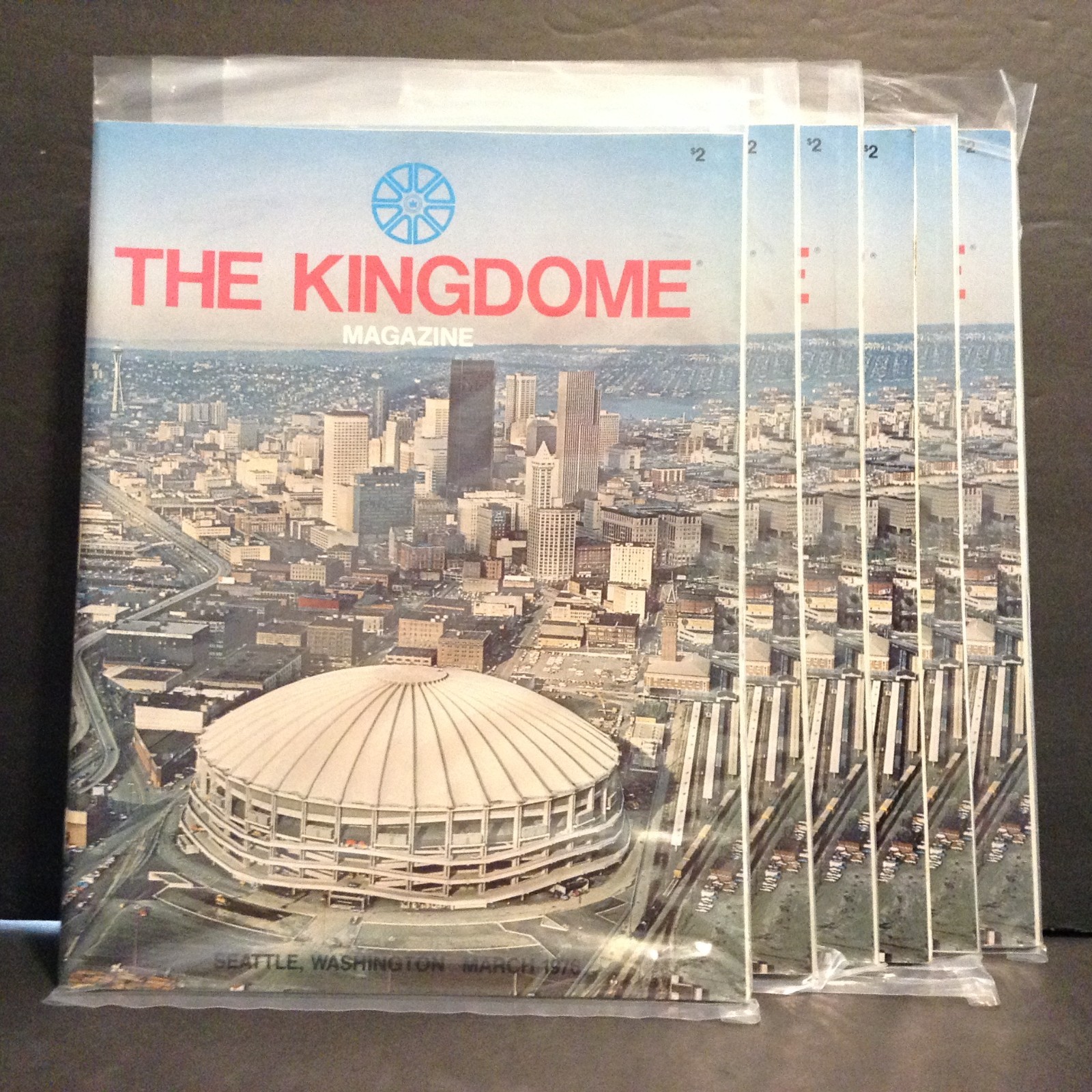 1976 The Kingdome Magazine Lot of 6 Good-Excellent 88 Pages 8-1/2″x 11″