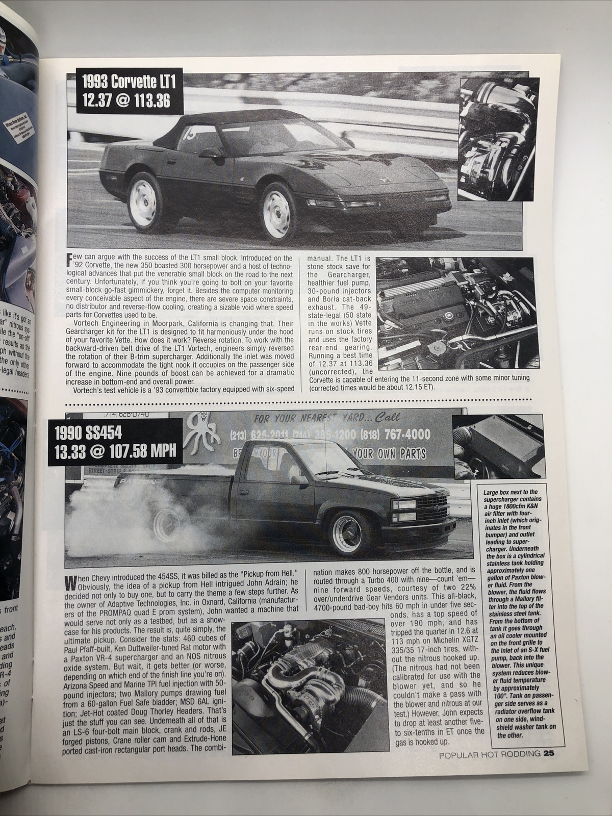 Popular Hot Rodding Magazine July 1994!!!!!
