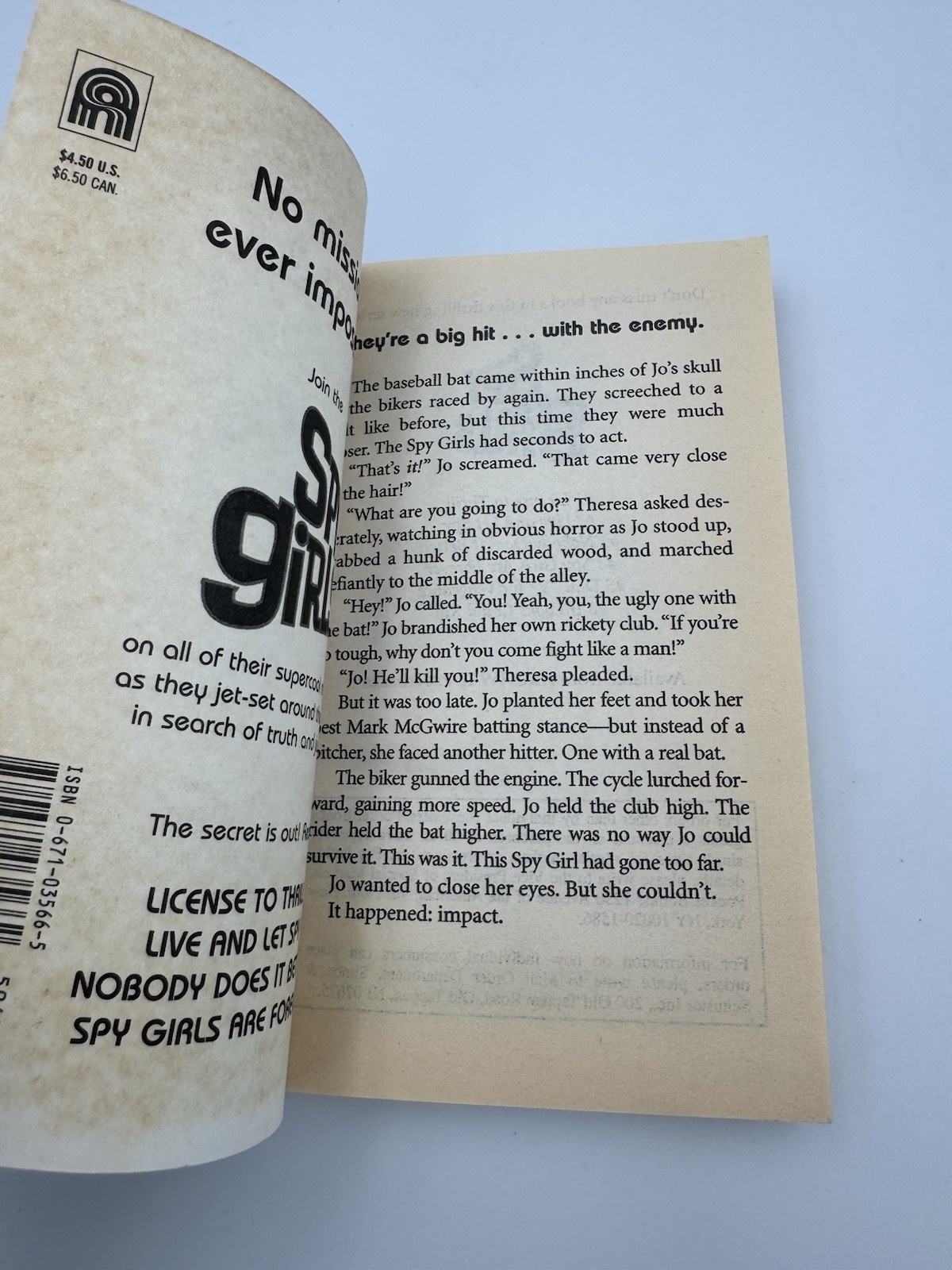 Spy Girls Elizabeth Cage COMPLETE 6 Book Set Full Series Y2K 1998 1999 RARE