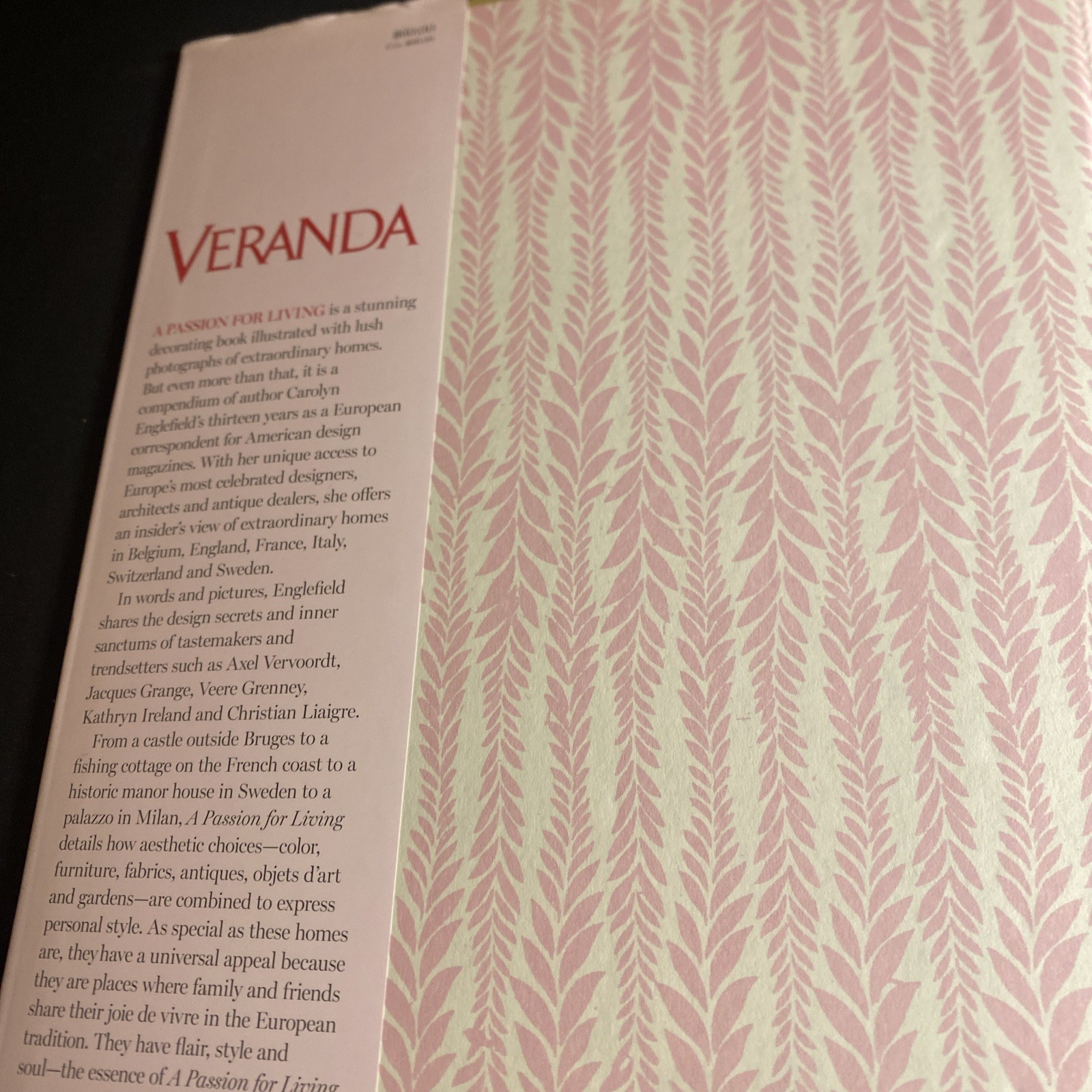 Veranda, A Passion for Living, Hardcover – Carolyn Englefield / FHB