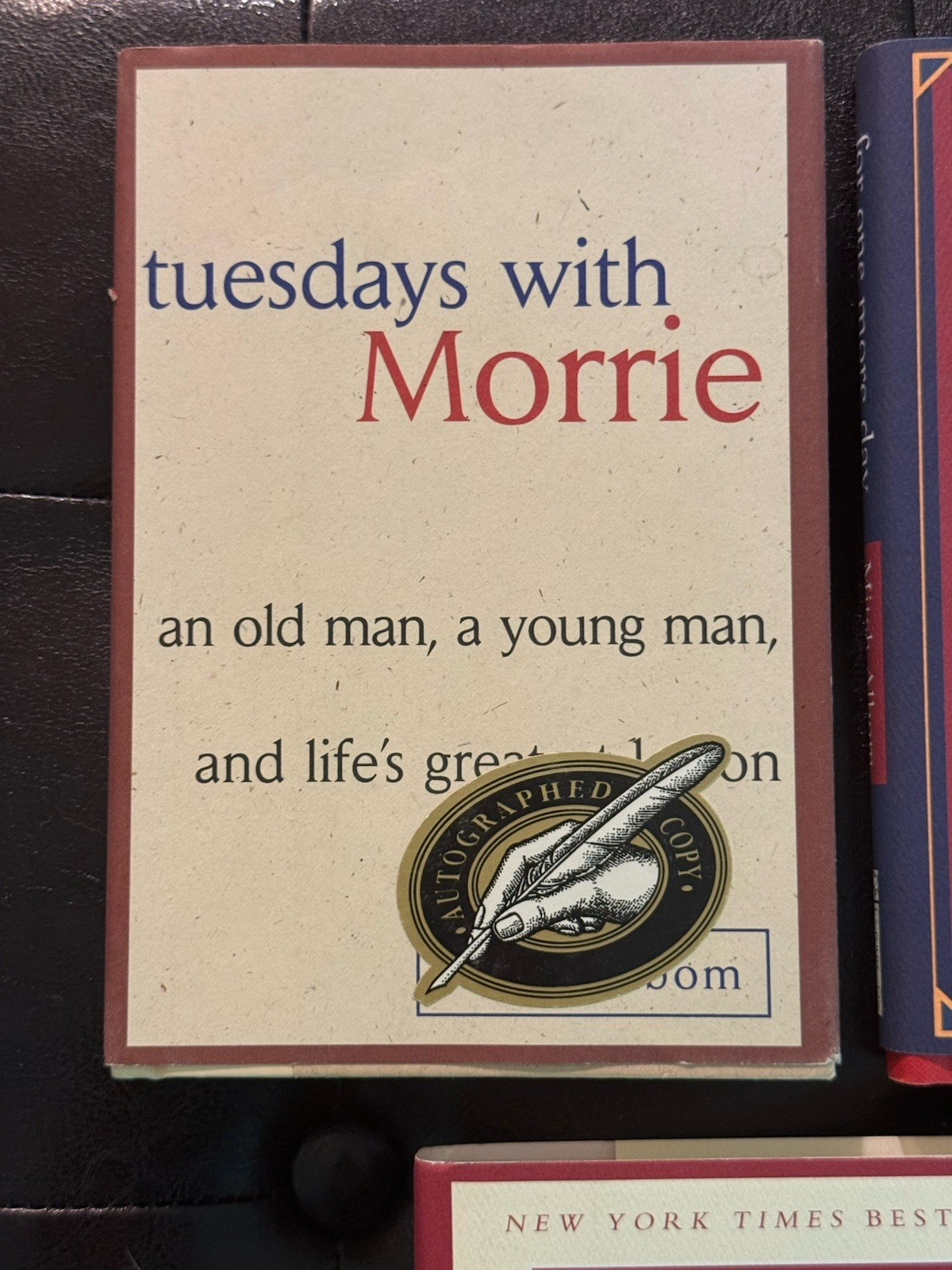 SIGNED Mitch Albom Lot of 5-Tuesdays Morrie, Five People, Time Keeper.. HC DJ VG
