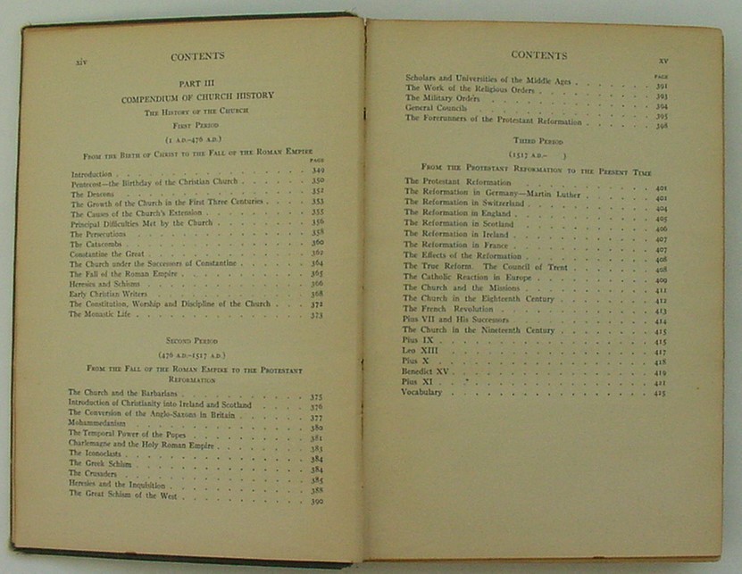 BIBLE AND CHURCH HISTORY, HC 1ST ED 1928 SISTER ANNA LOUISE 431 PAGES, FREE SHIP