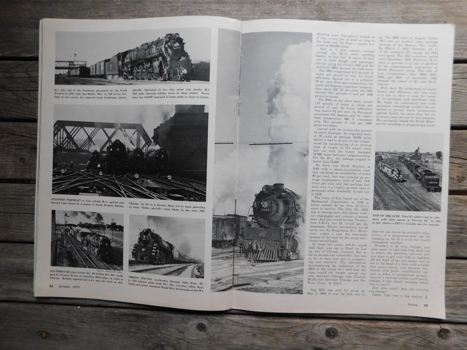 1970 ‘Trains Magazine’ Hiawatha, Thule, Zeppelins, NYC, Flagler 58 Pages EVC!