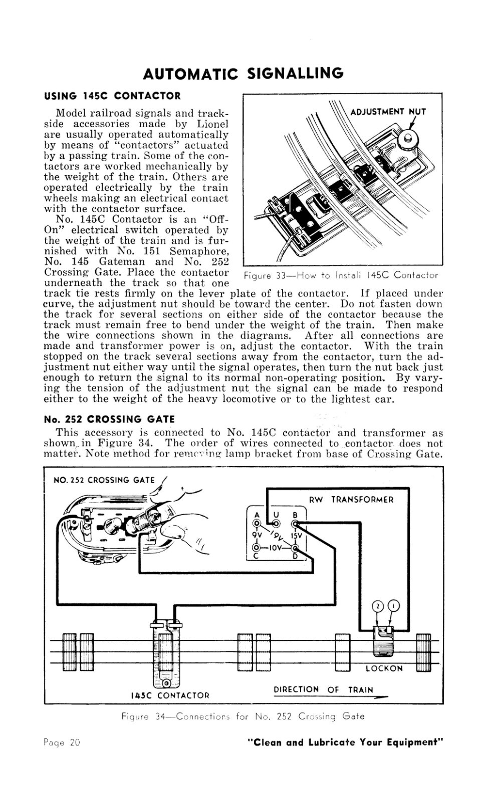 1950 Instructions for Installing and Operating Lionel Trains 55 Pages