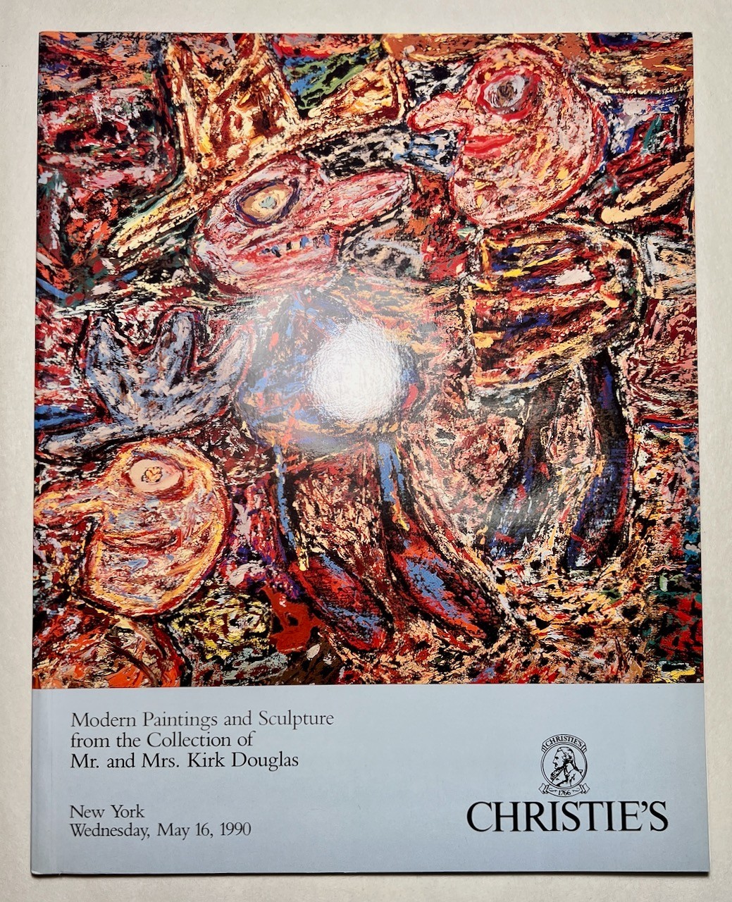 Christie’s Auction Catalogs May 1990 Reference Modern Paintings Kirk Douglas
