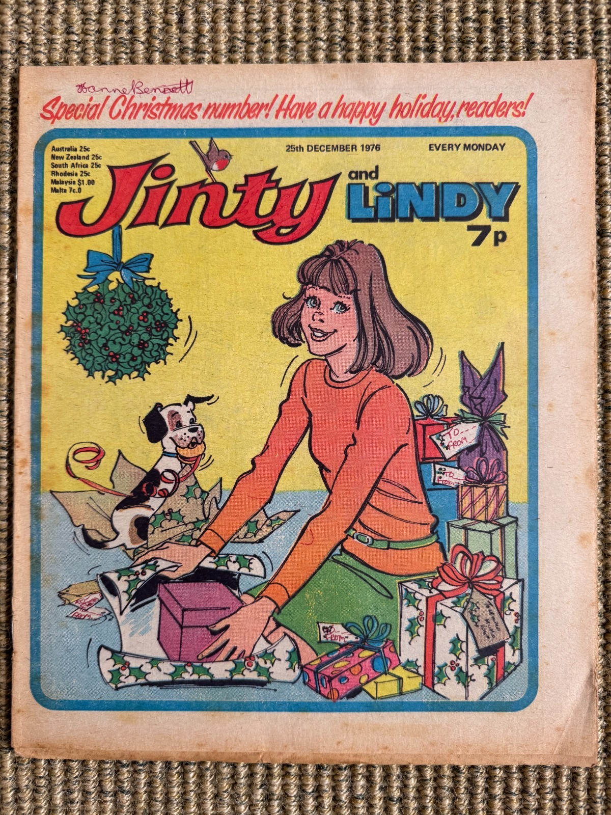 Jinty and Lindy comic, 1976 full year (52 issues), mainly FN to FN+