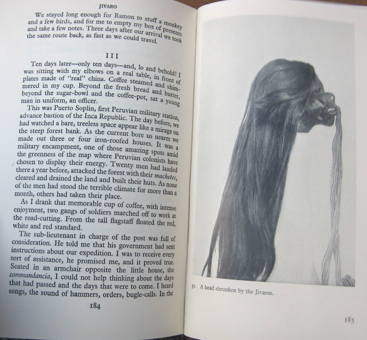 1953 Jivaro Among the Headshrinkers of the Amazon- Bertrand Flornoy 1st Edition