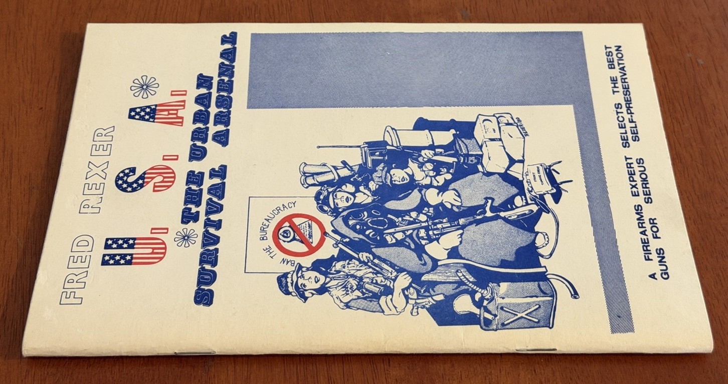The Urban Survival Arsenal FRED REXER 1980 RARE VINTAGE BOOKLET