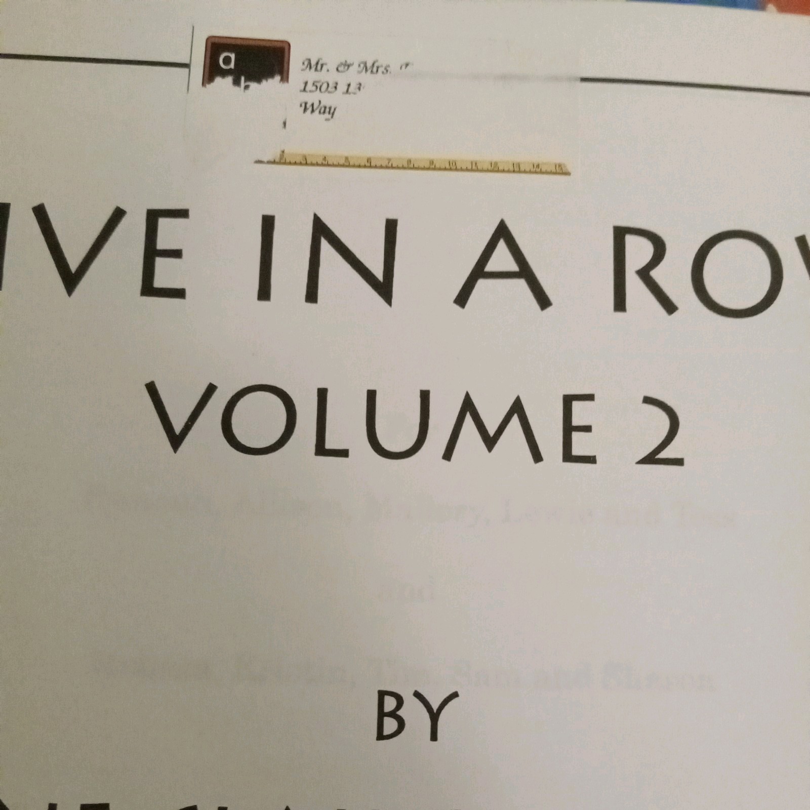 FIVE IN A ROW Volume 2/Bible Study Guide Jane Lambert & 14 Accompanying Book lot