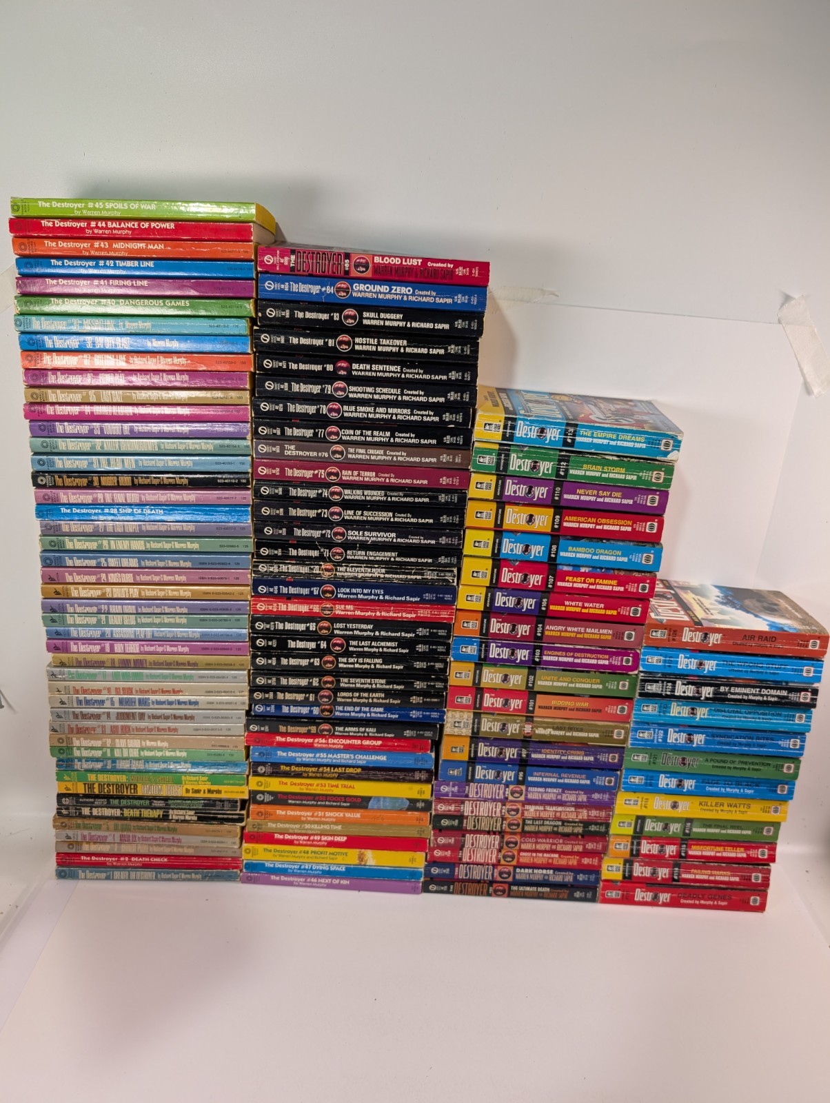 The Destroyer Series Lot 113 Books Warren Murphy Richard Sapir Remo Williams