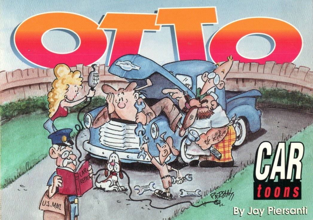 Otto Cartoons by Jay Piersanti Vintage 1994 Paperback Krause Publications