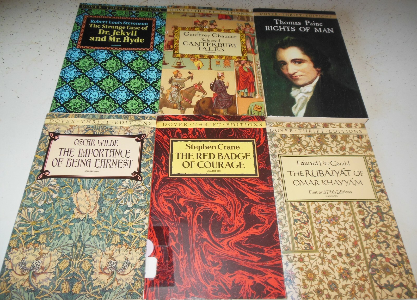 36 Dover PB Classics Thrift Poems Stevenson Oz Magi Shaw Shakespeare Education