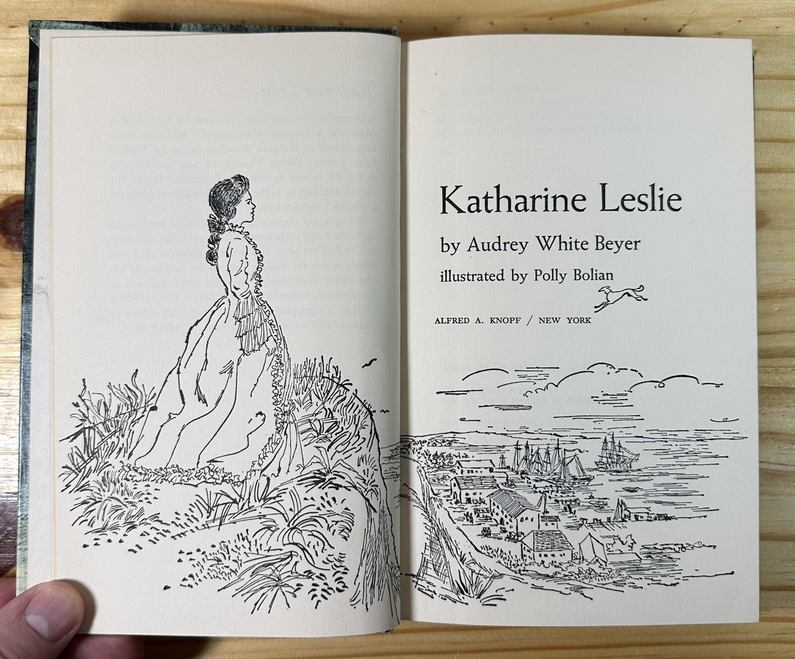 *Katharine Leslie by Audrey White Beyer Alfred A Knopf 1963 HC* Rare 1st Edition