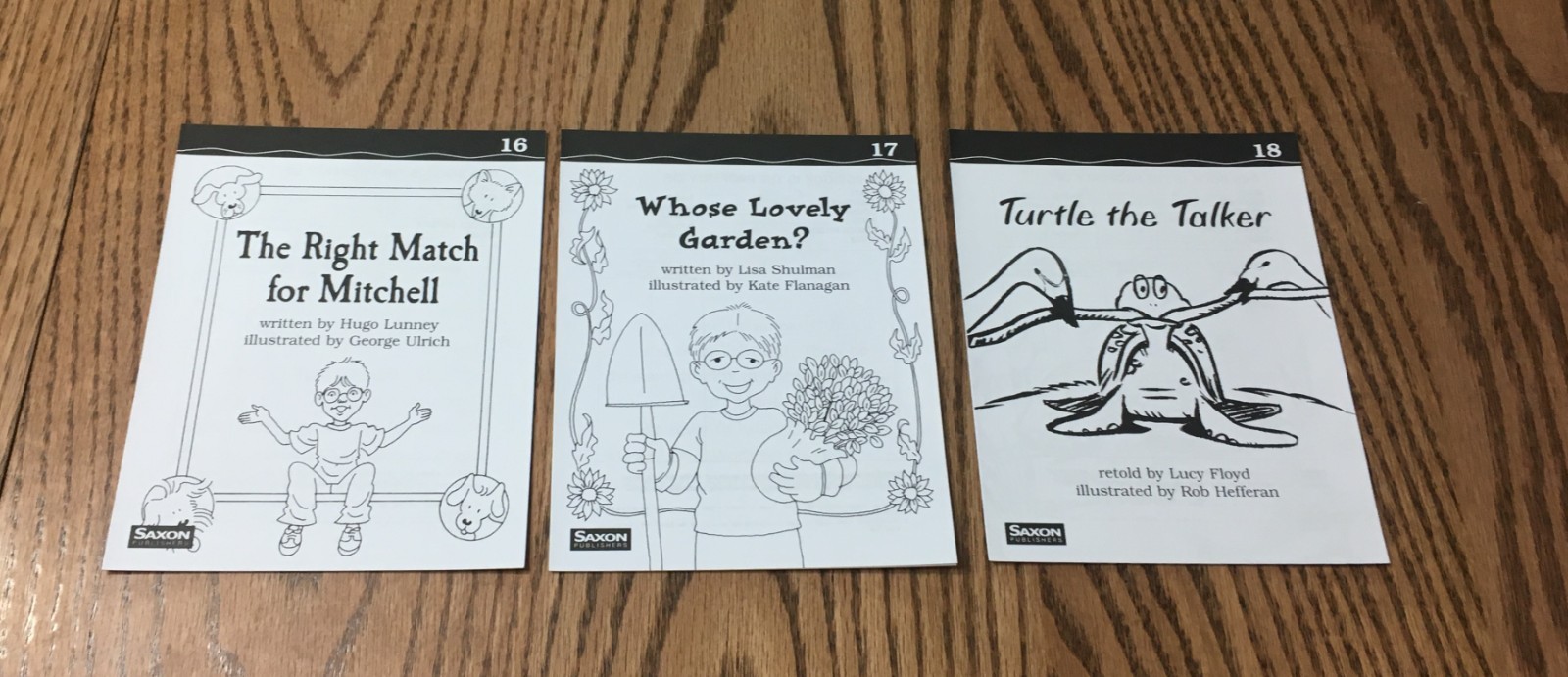 SAXON PHONICS & SPELLING 3RD GRADE DECODABLE TAKE HOME READERS / BOOKS 1 – 35