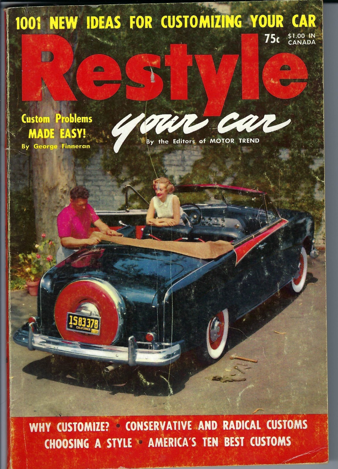 1952, Restyle Your Car, Trend #105. 160 pages. Custom cars. Vintage hot rods.