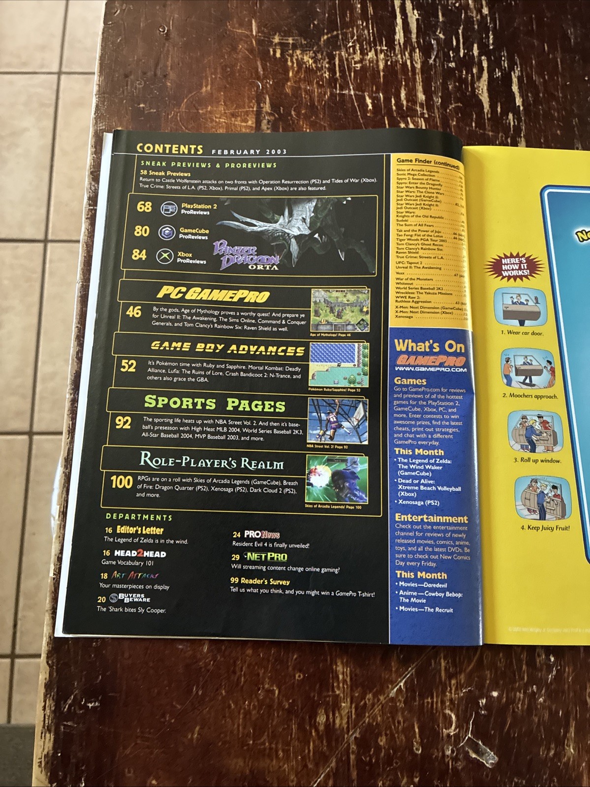 2003 GamePro Magazine February #173 The Legend Of Zelda The Wind Walker On Cover
