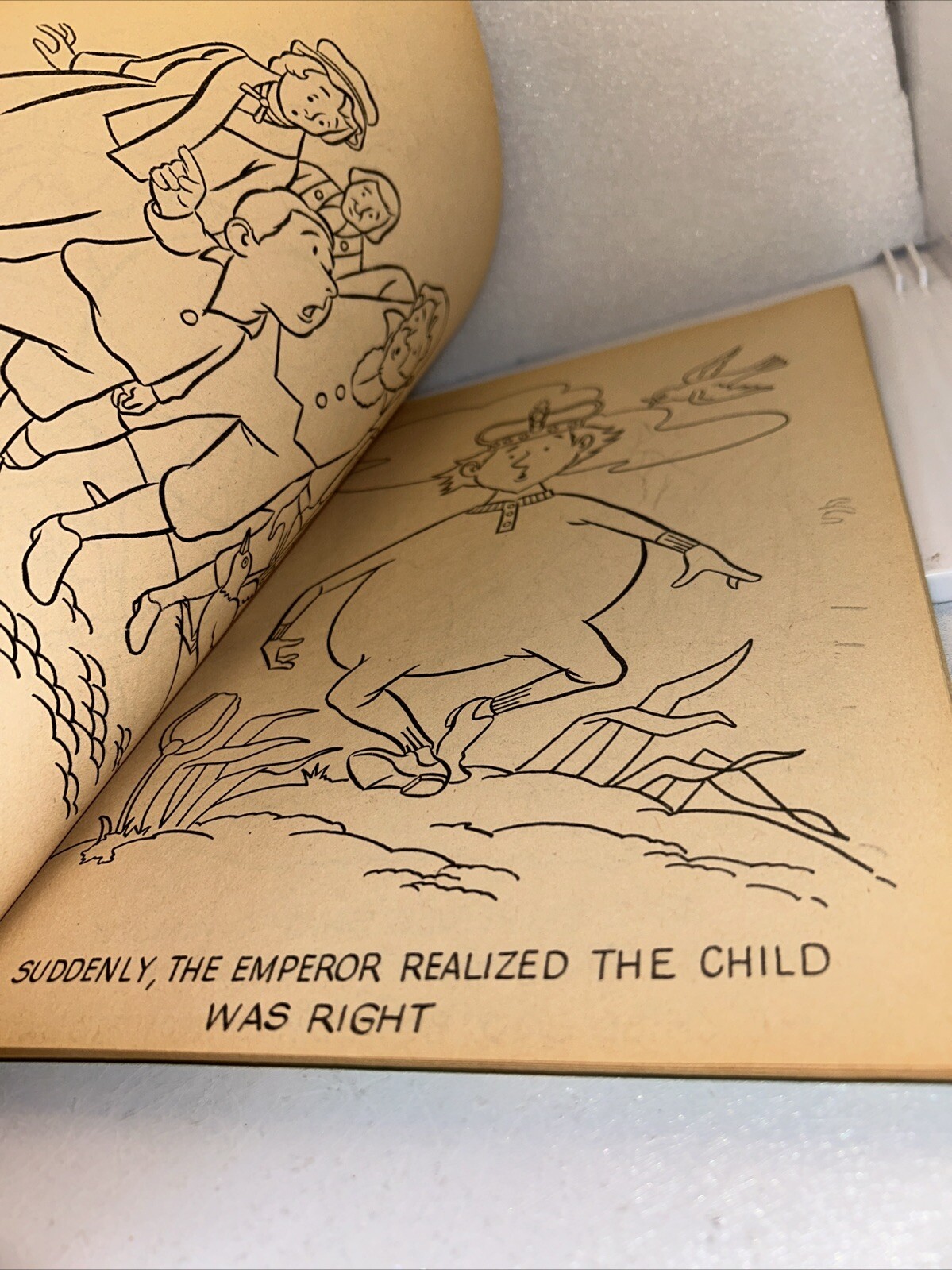 HANS CHRISTIAN ANDERSEN’S COLORING BOOK 1962 Waldman Publishing UNUSED 96 Pages