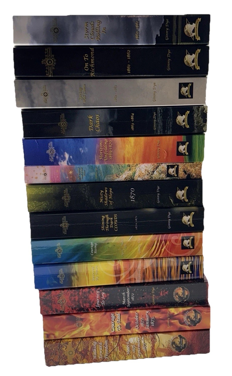 The Bregdan Chronicles GINNY DYE 13 Historical Book Lot 1-4 & 12-20