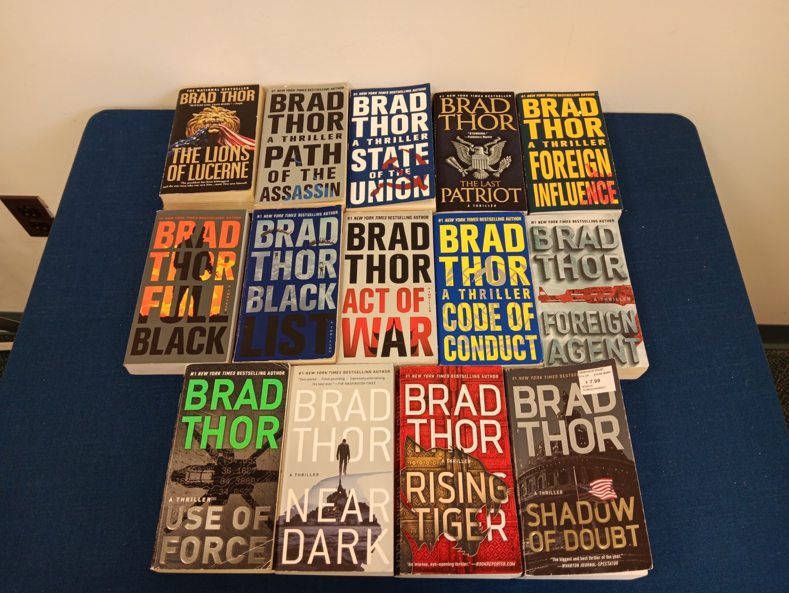 Brad Thor Scot Harvath 14 Paperback Book Lot