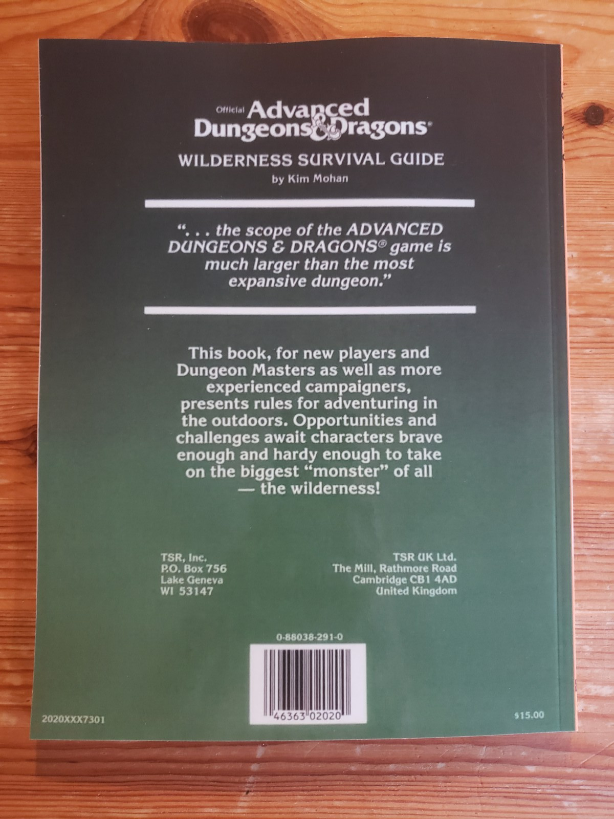 AD&D Wilderness Dungeoneer Survival Guide — Lot of 4 softcover D&D books NEW