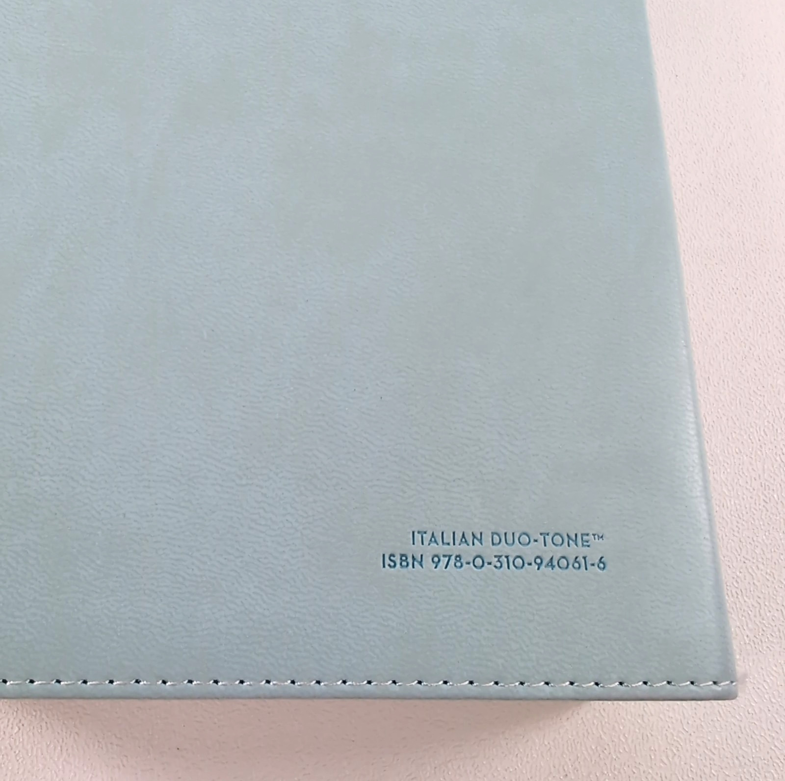 NEW! NIV Teen Study Bible COMPACT Version Italian Duo Leathersoft Blue Kiwi Pink